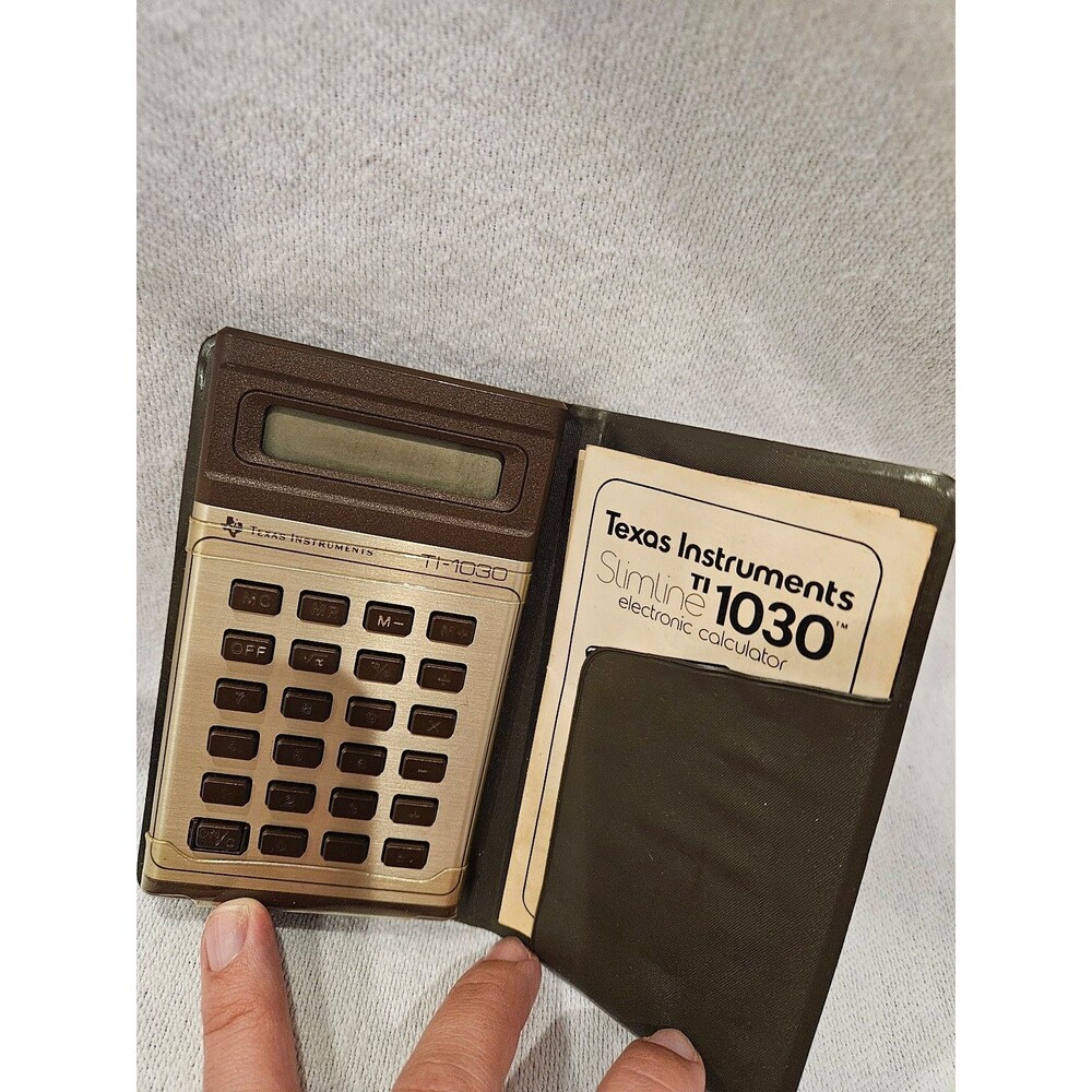 Vintage Texas Instruments Slimline TI 1030